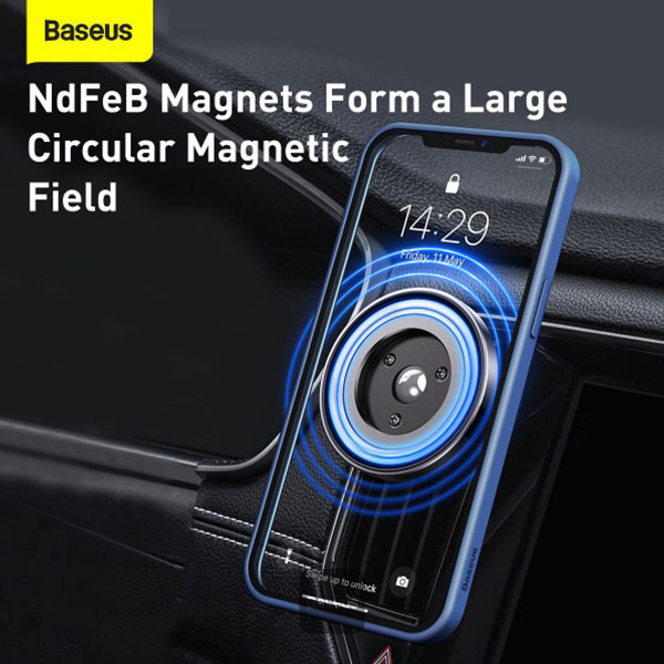 هولدر یا نگهدارنده موبایل باسئوس مدل Magnetic Car Mount