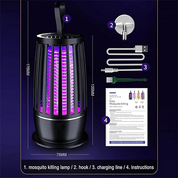 حشره کش برقی رومیزی برند Electric Shock مدل YG-003