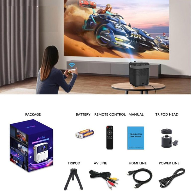 ویدیو پرژکتورvideo projector umiio Q2