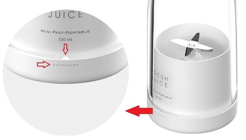 شیکر و مخلوط کن شارژی Fresh Juice ظرفیت 350 میلی لیتر