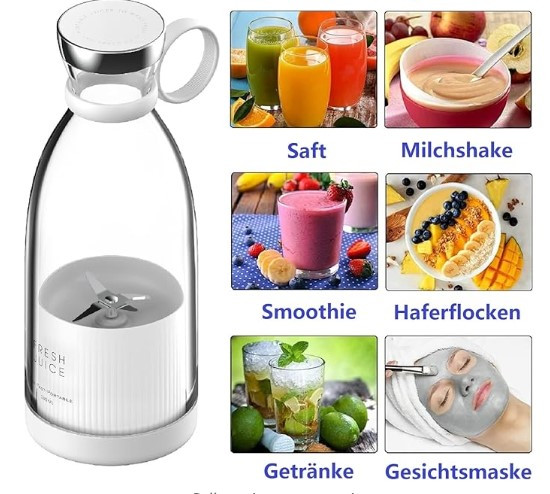 شیکر و مخلوط کن شارژی Fresh Juice ظرفیت 350 میلی لیتر