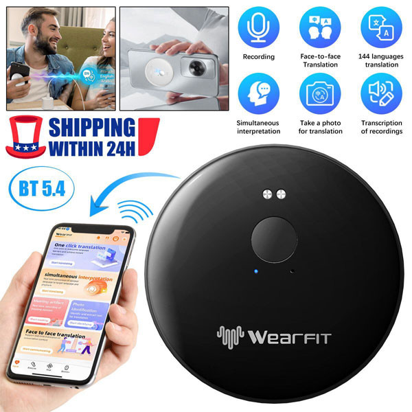 مترجم هوشمند مگنتی برند ویرفیت WEARFIT مدل 102 AI