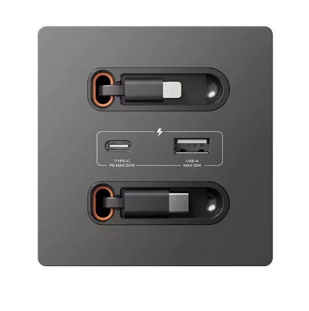 پریز USB همراه با کابل توسعه