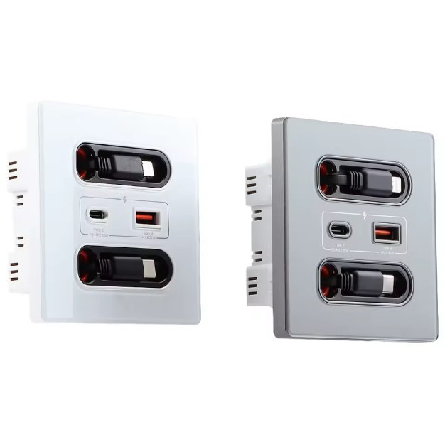 پریز USB همراه با کابل توسعه
