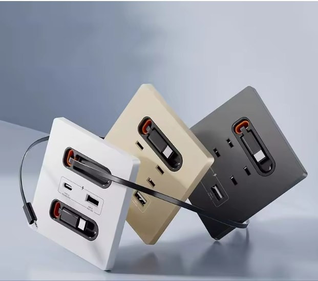 پریز USB همراه با کابل توسعه
