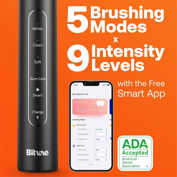 مسواک برقی هوشمند برند Bitvae مدل S2+HD