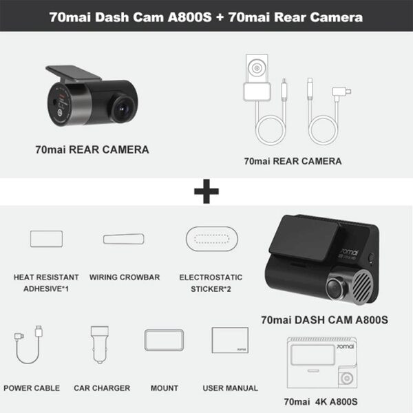 دوربین ثبت وقایع رانندگی 70mai Dash Cam